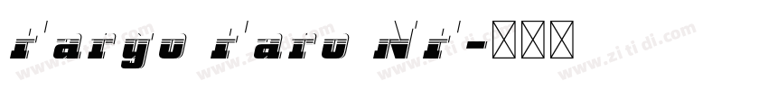 Fargo Faro NF字体转换
